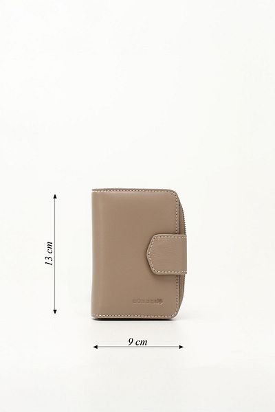 GÖNDERİ(R) VİZONA BROWN Genuine Leather Women's Wallet 06240