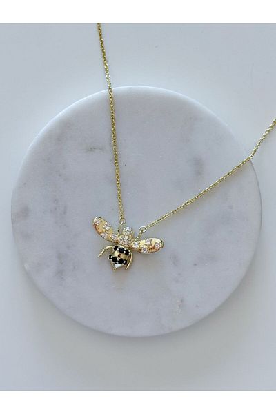 CHARMLUCKY Bee Necklace