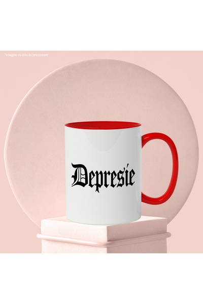 StoryGift Romania Depression Mug, Motivational Message, Word, Inspirational Text, Self Care, 330ml,, With ,STG