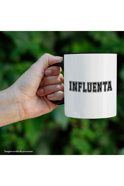 StoryGift Romania Influence Mug, Motivational Message, Inspirational Text, Self Care, 330ml, Ceramic, With ,STG