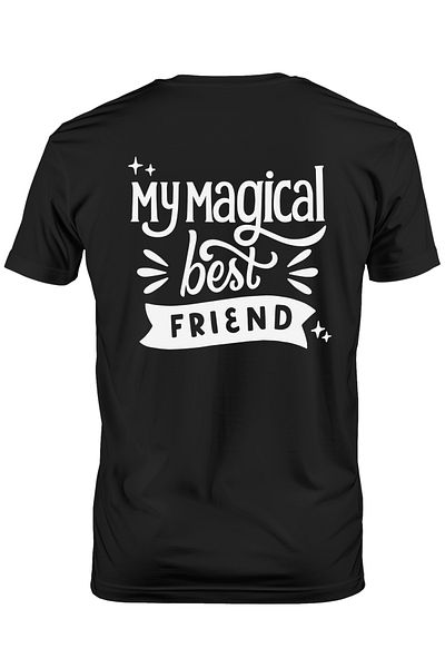 StoryGift Romania Men's T-shirt for best friend with the message "Magical Best Friend" with iSTG