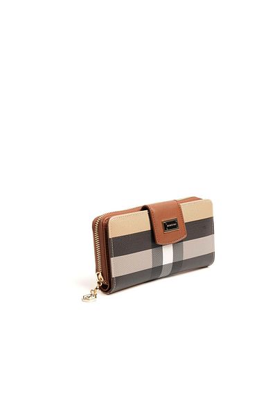 Silver Polo Silver & Polo Beige - Tan Sp928 Women's Wallet & Card Holder