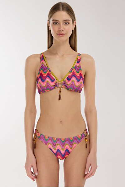 AYYILDIZ 5634 Pink Glitter Bikini Set