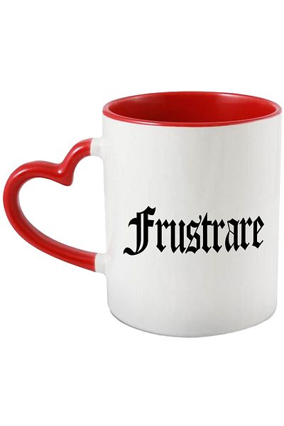 StoryGift Romania Frustration Mug, Motivational Message, Word, Inspirational Text, Self Care, 330ml, With ,STG