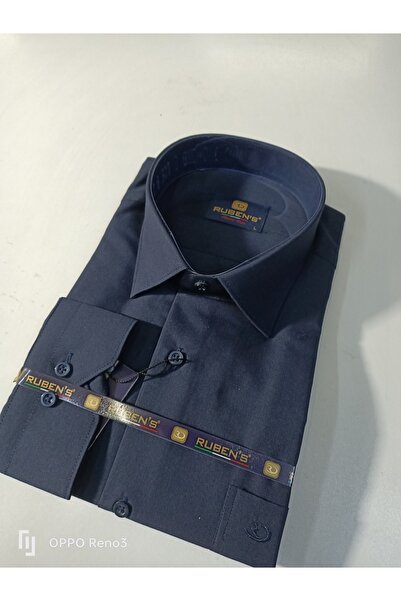 RUBENS GÖMLEK класична бавовняна сорочка з довгими рукавами та кишенями