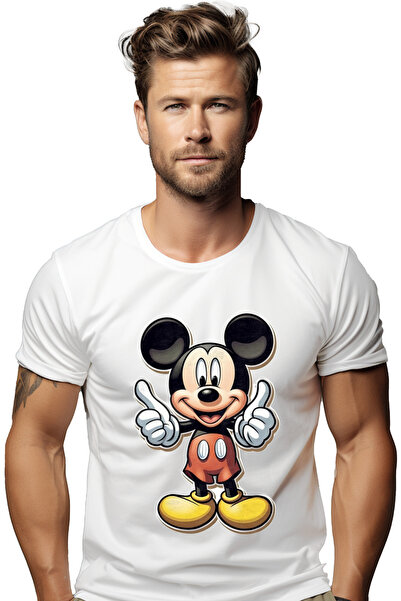 StoryGift Romania Tricou bărbătesc Mickey Mouse, Mouse, Disney, Animat, Disne...