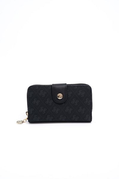 Silver Polo Silver & Polo Black Sp882 Women's Wallet & Card Holder