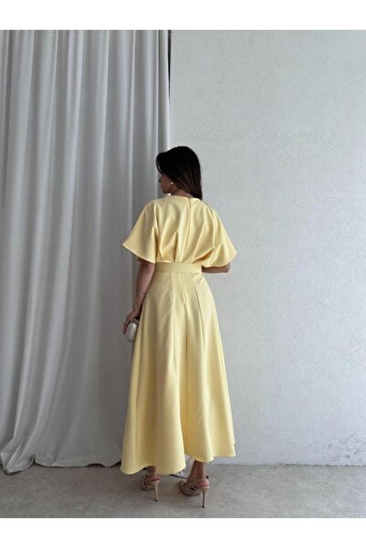 Chef d'atelier Kadın Kemer Detaylı Elbise
