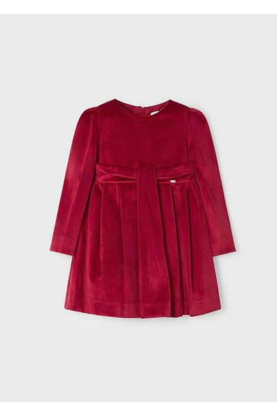 MAYORAL Girl's Dress Filled Red