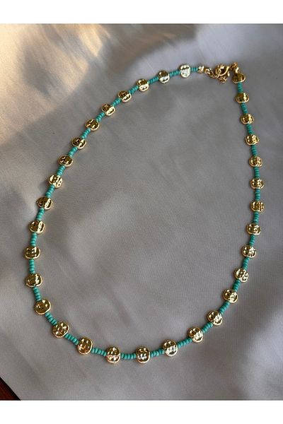 Miliva Beaded Sequin Necklace |   Summer Necklace |   Colorful Bead Necklace