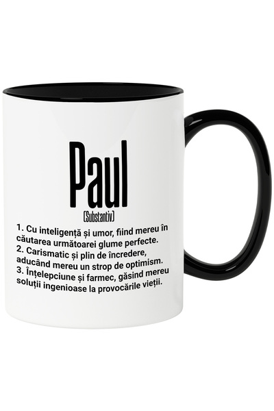 StoryGift Romania Cana Cu Numele Paul, Inteligenta, Umor, Carismatic, Intelep...