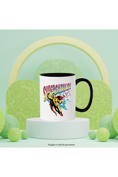 StoryGift Romania Super Catalin Mug, Superhero I'm Here For You, 330ml, Ceramic with Handle, With,STG
