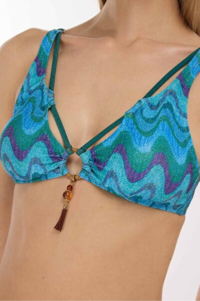 AYYILDIZ 5634 Blue Glitter Bikini Set