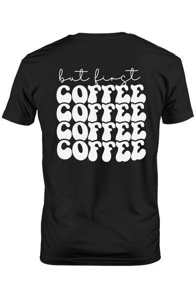 StoryGift Romania Ανδρικό T-shirt για όσους δίνουν προτεραιότητα στον καφέ, μ...