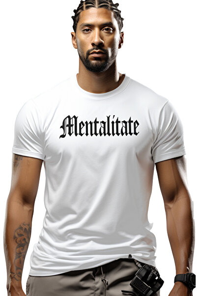 StoryGift Romania Tricou bărbătesc Mentalitate, mesaj motivațional, cuvânt, t...