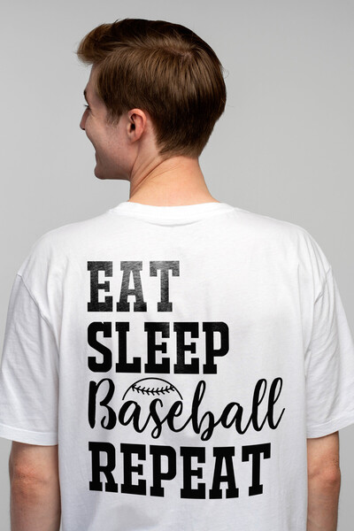 StoryGift Romania Tricou bărbătesc cu mesajul care te îndeamnă să mănânci, să...