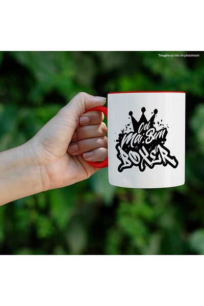 StoryGift Romania Mug For The Best Boxer, Appreciation, Gift, Reward, Thank You, 330ml, Sky, With,STG
