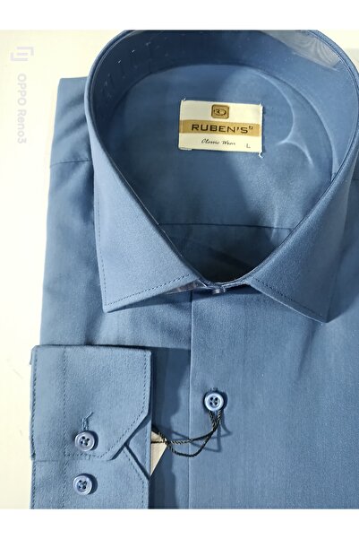 RUBENS GÖMLEK класична бавовняна сорочка з довгими рукавами та кишенями