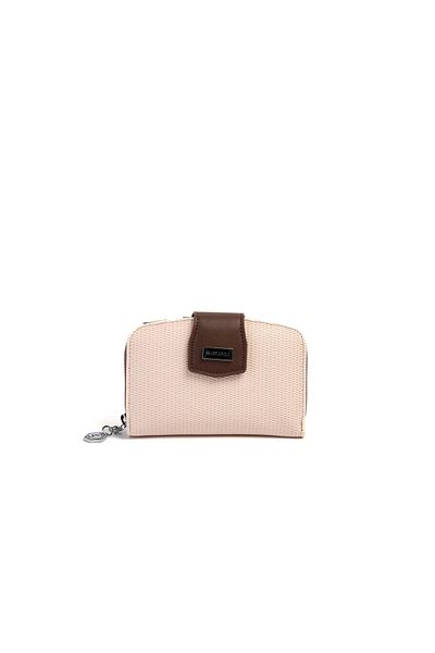 Silver Polo Silver & Polo Beige - Brown Sp874 Women's Wallet & Card Holder