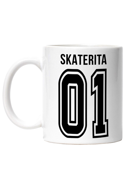 StoryGift Romania Mug With Skaterita Text, And Number 01, Best, Appreciation,...