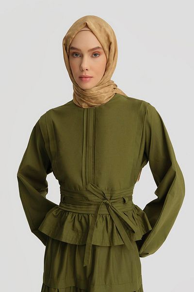 Armine Ribbed Cotton Suit 25Y6003 Green