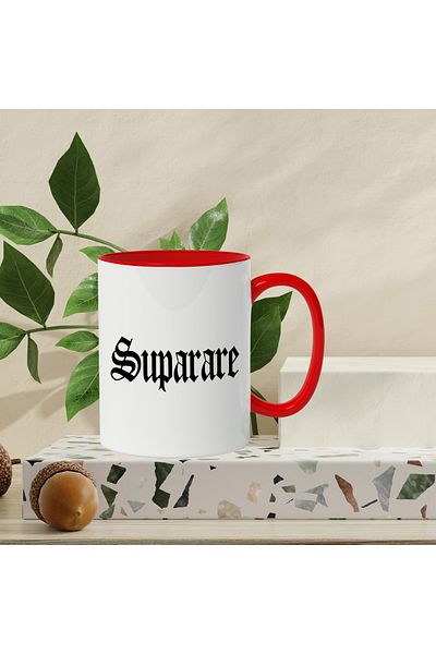 StoryGift Romania Anger Mug, Motivational Message, Word, Inspirational Text, Self Care, 330ml,, With ,STG