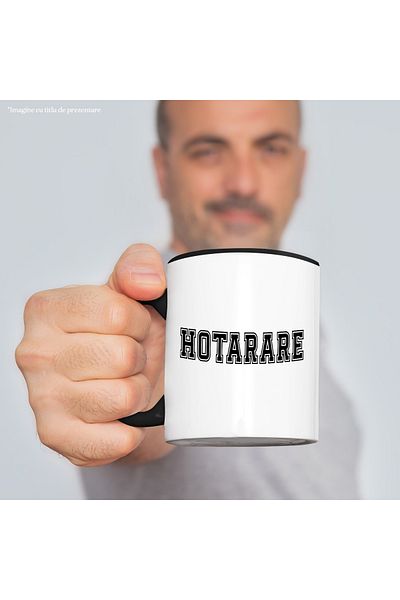 StoryGift Romania Decision Mug, Motivational Message, Inspirational Text, Self Care, 330ml, Ceramic, With ,STG