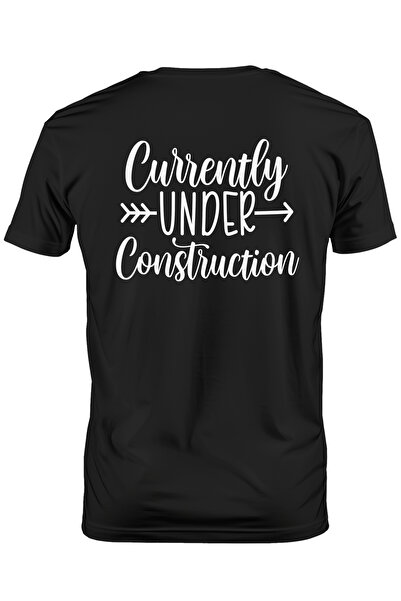 StoryGift Romania Tricou Barbati cu textul in engleza "Currently under constr...