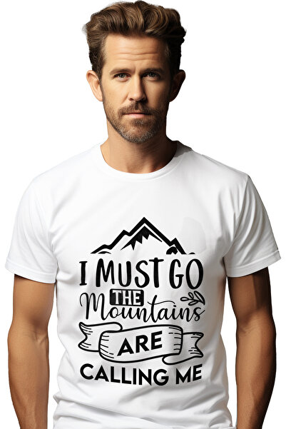 StoryGift Romania Men's T-shirt with mountain and the text "I have to go, the...