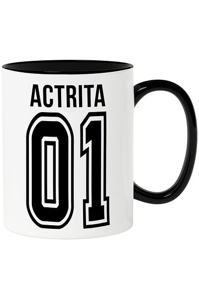 StoryGift Romania Mug With Text Actress, and Number 01, Best, Appreciation, Personalized, 33, With, STG