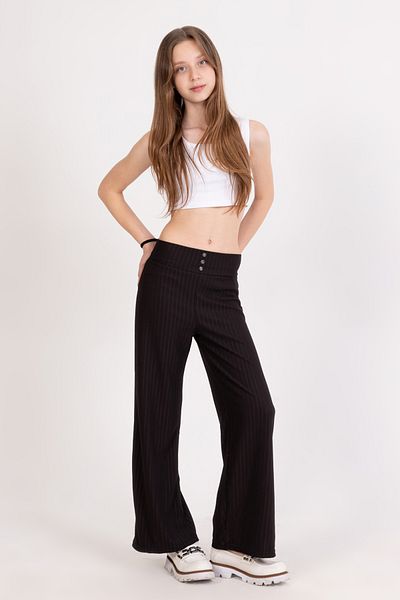 DPARİS Girl's Button Detailed Trousers
