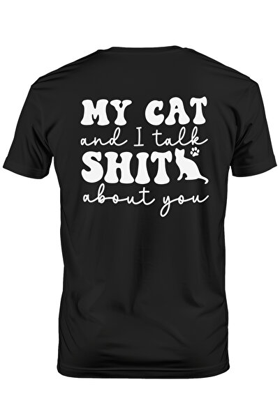 StoryGift Romania Tricou bărbătesc cu o pisicuță și mesajul în engleză „Pisic...