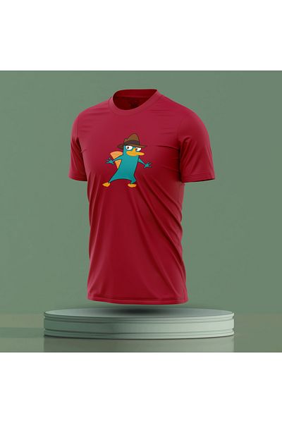 Bulvar Lee Men's Crew Neck Printed Summer T-Shirt