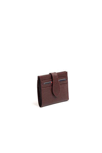 Silver Polo Silver & Polo Claret Red Sp1190 Unisex Wallet & Card Holder