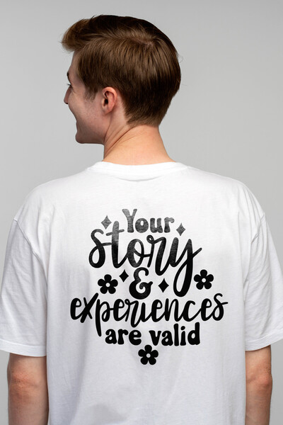 StoryGift Romania Tricou bărbătesc cu floricele de porumb pentru cei care au o poveste și niște experiențe valide/stg