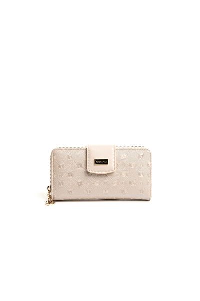 Silver Polo Silver & Polo Beige Sp928 Women's Wallet & Card Holder