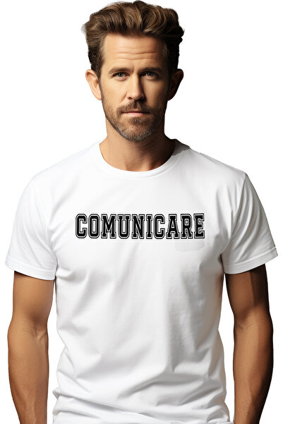 StoryGift Romania Tricou bărbătesc Comunicare, Mesaj motivațional, Text inspi...