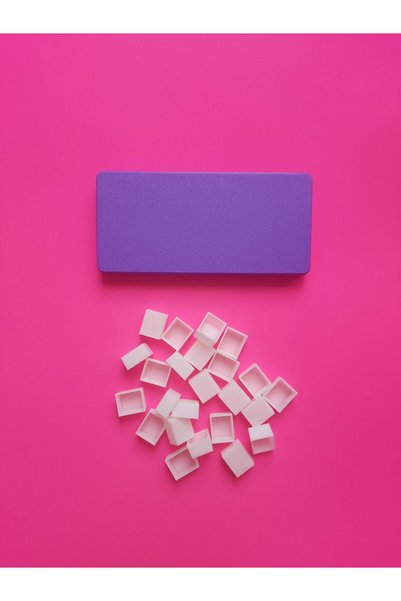 PLASTOBE Curved Watercolor and Pigment Paint Box 24 Compartments Bioplastic (Halfpan and Fullpan)