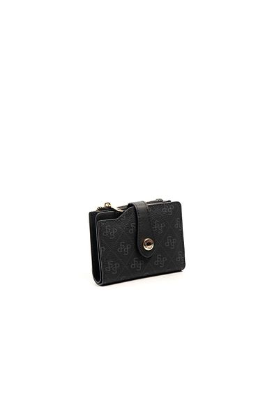 Silver Polo Silver & Polo Black Sp1181 Women's Wallet & Card Holder