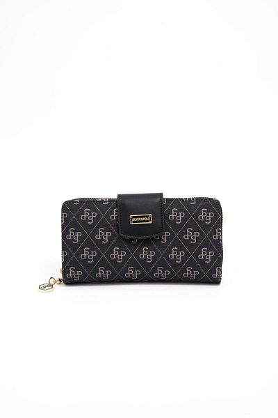 Silver Polo Silver & Polo Smoked - Black Sp928 Women's Wallet & Card Holder