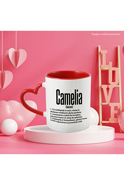 StoryGift Romania Mug With The Name Camelia, And Motivational Message, Funny, Charismatic, Wise, With, STG