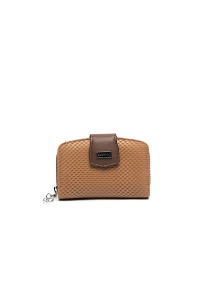 Silver Polo Silver & Polo Caramel - Brown Sp874 Women's Wallet & Card Holder