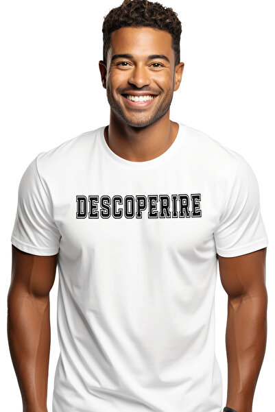 StoryGift Romania Tricou bărbătesc Discovery, mesaj motivațional, text inspir...