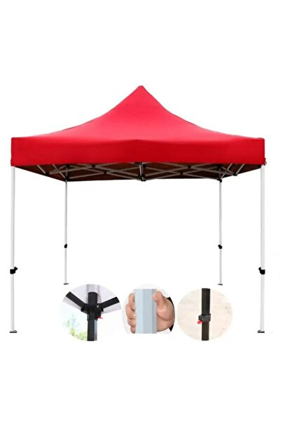 Begin Power Otomatik Gazebo Çardak 240 X 240 Cm Tente Teras Bahçe Kamelyası G...