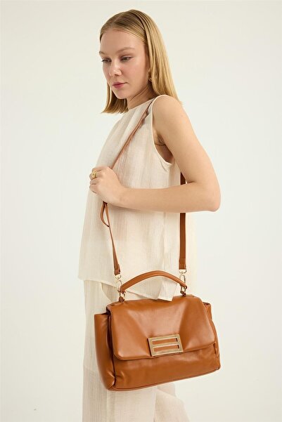 HomeStore Kapaklı Geniş Kabarık Çanta