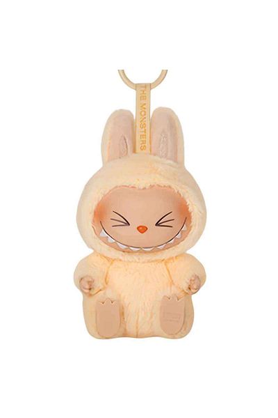 Schulzz Labubu Have a Seat, Cute Monsters Labubu Colorful Plush Toy Keychain Fashion Bag