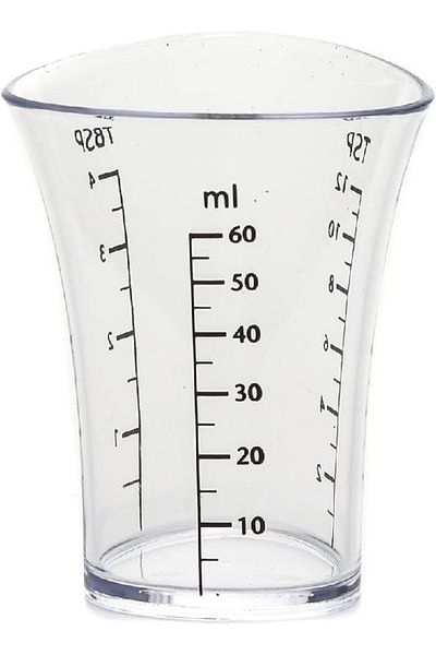 TESCOMA PRESTO Measuring Cup – 0.06L, Transparent Plastic, Dishwasher Safe