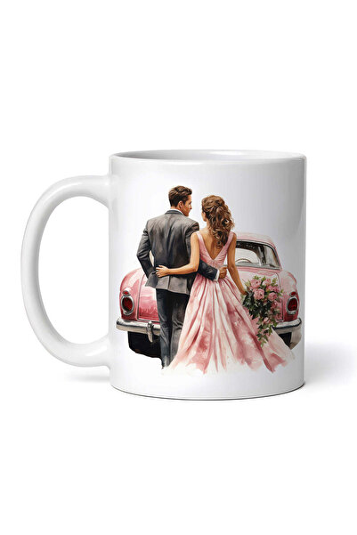 OEM Εξατομικευμένη Λευκή Κούπα, Vintage Wedding I Swore, Inovatix®. 330ml