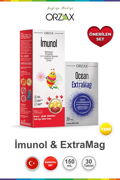 Ocean Beta Glucan Syrup 150ml & Ocean Extramag 30 Tablets