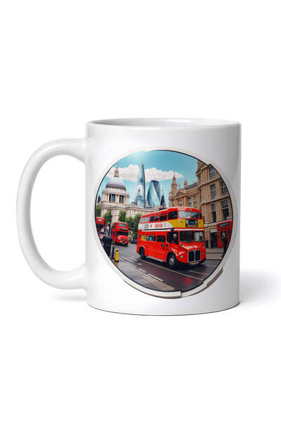 OEM Εξατομικευμένη Λευκή Κούπα, City Of London, Inovatix®. 330ml
